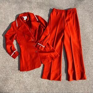 Vintage 70s Mister B double knit polyester leisure suit